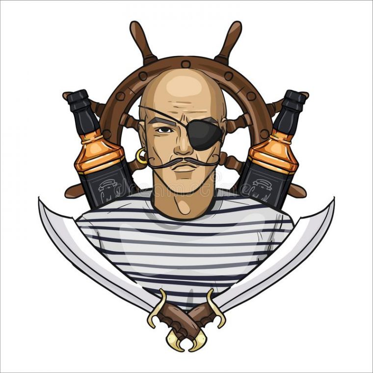 De Dessin Pirate Visage Stock Illustrations, Vecteurs à Dessin De Pirate