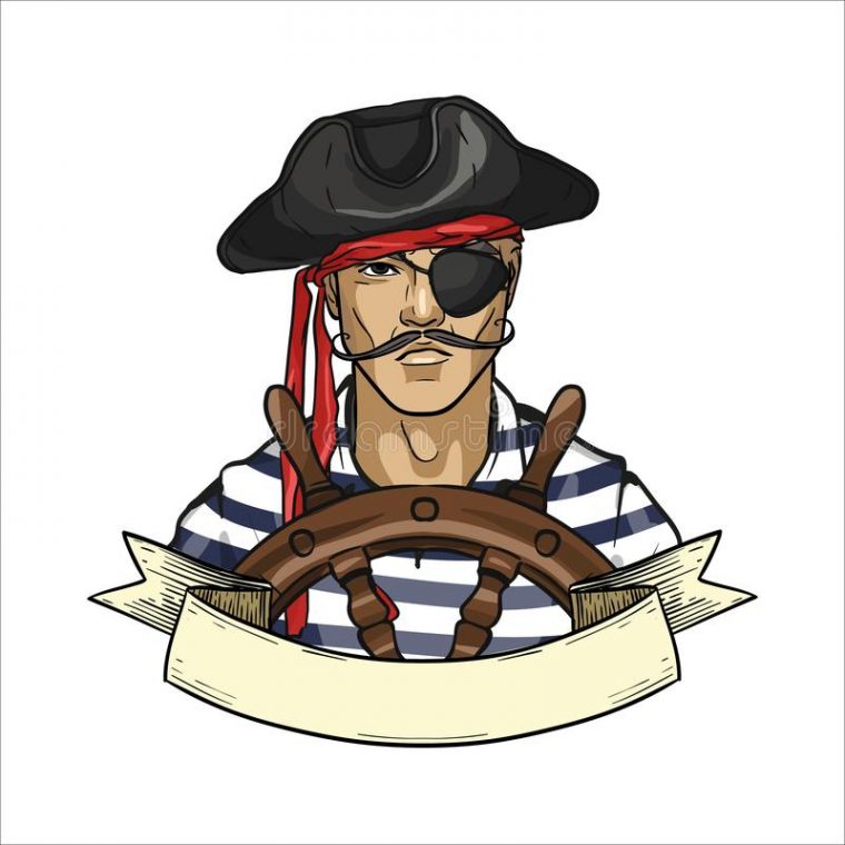 De Dessin Pirate Visage Stock Illustrations, Vecteurs pour Dessin De Pirate