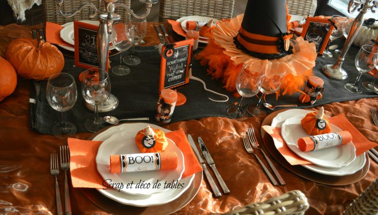 Deco De Table Theme Halloween – Julie Bas à Décor D Halloween