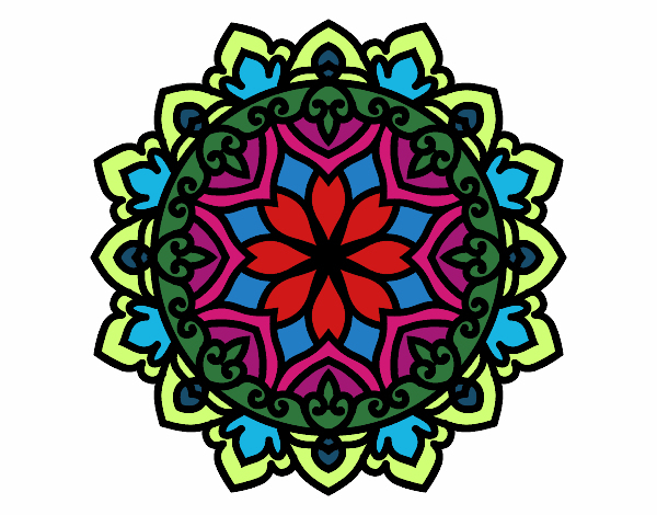 Desenho De Mandala Celta Pintado E Colorido Por Carol22 O tout Mandala Celte 
