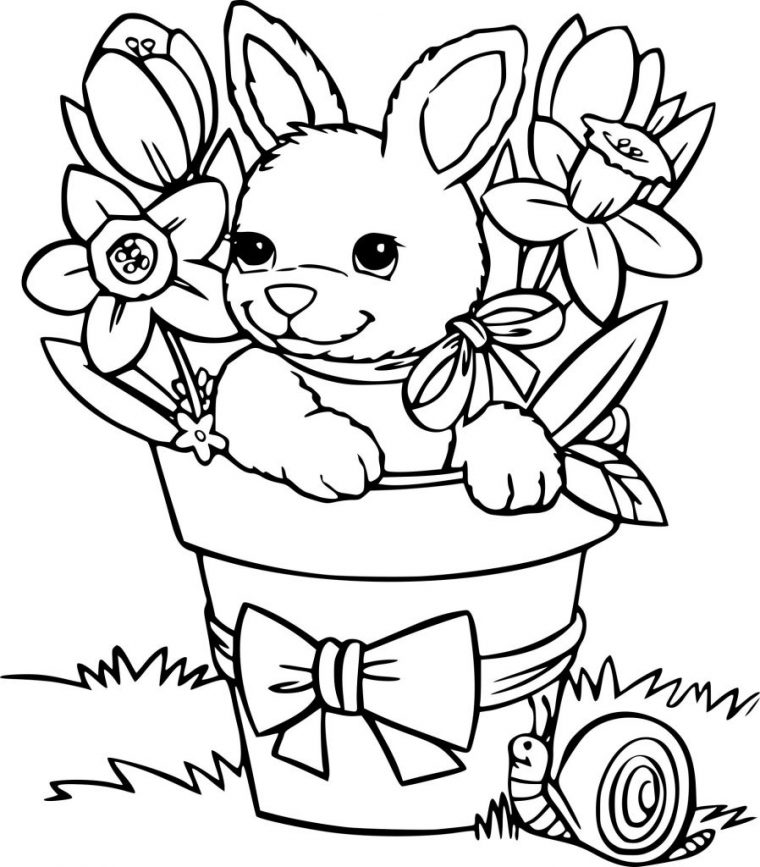 Dessin A Colorier Lapin Beau Photos Coloriage Lapin Dans concernant Image De Lapin A Imprimer