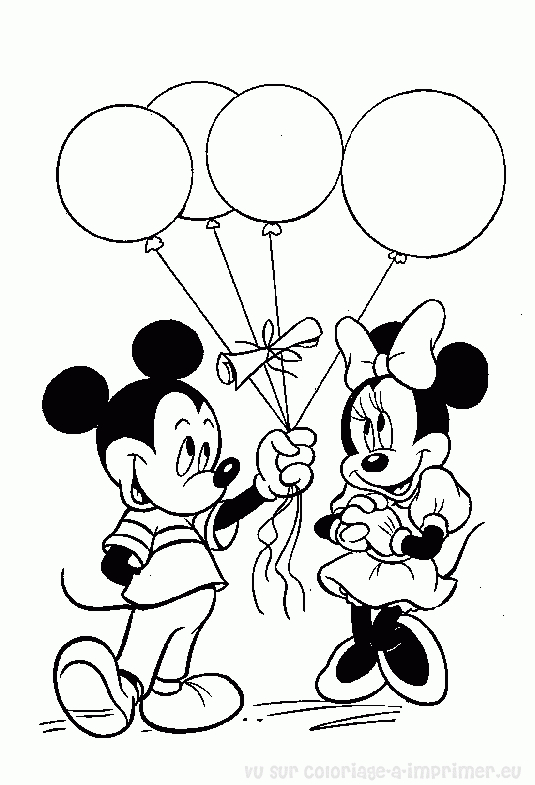 Dessin À Colorier Mickey Disney serapportantà Coloriage Maison De Mickey À Imprimer 