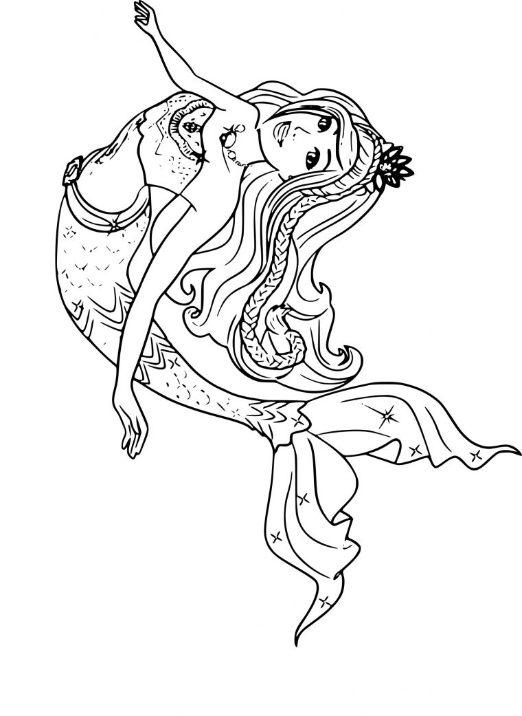 Dessin A Imprimer Barbie Sirene – Dessin Coloriage concernant Coloriage A Imprimer Sirene