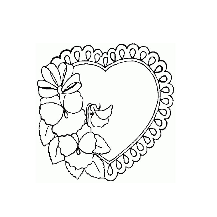 Dessin A Imprimer Coeur – Greatestcoloringbook à Coloriage Coeur D Amour