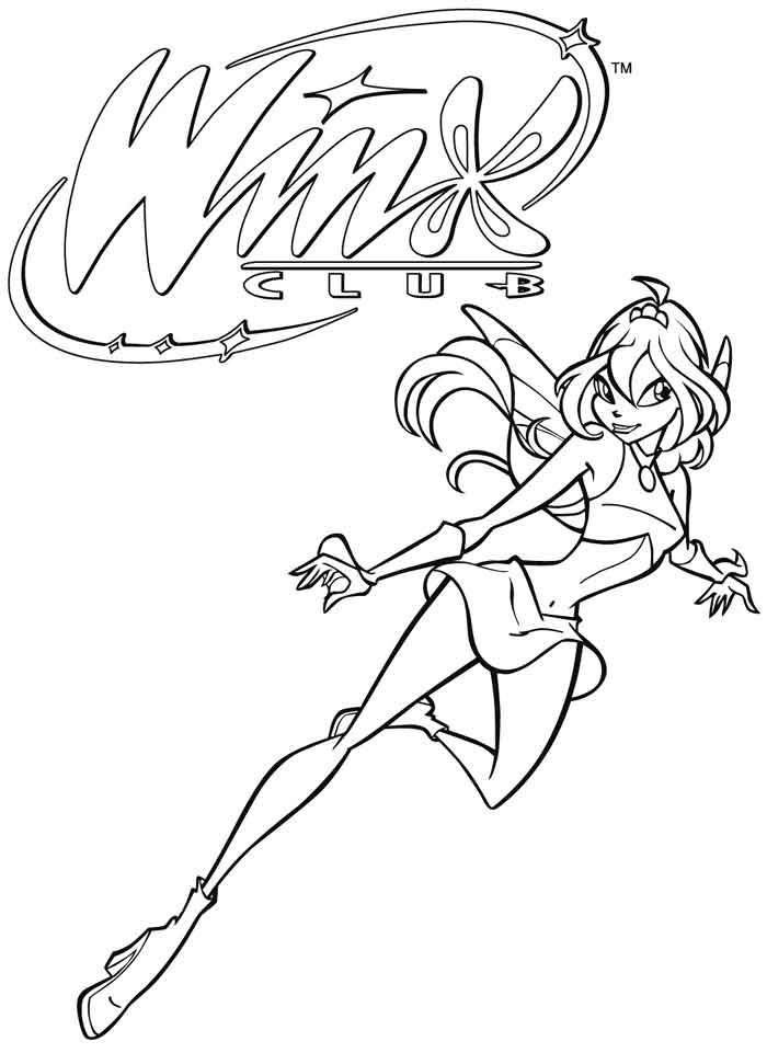 Dessin À Imprimer: Coloriage Winx Bloom A Imprimer serapportantà Winx Coloriage En Ligne 