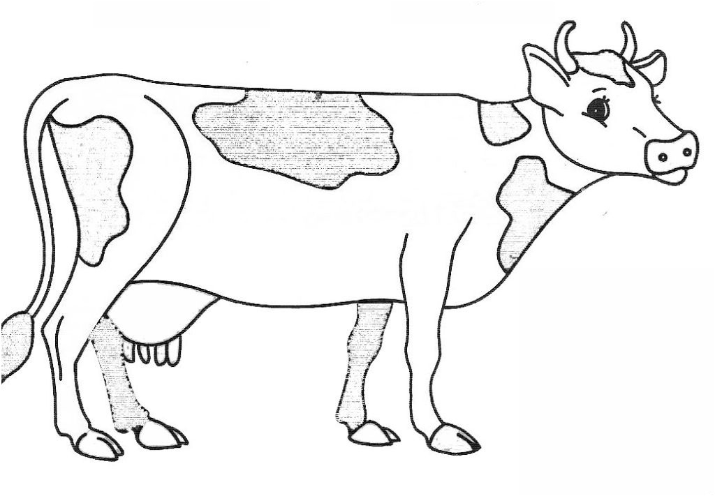 Dessin À Imprimer: Dessin A Imprimer Une Vache concernant Vache A Imprimer 