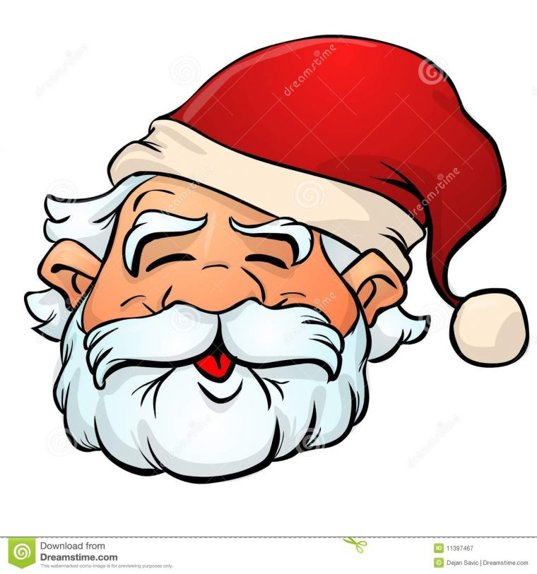 Dessin Animé Du Père Noël Photographie Stock Libre De serapportantà Pere Noel En Couleur