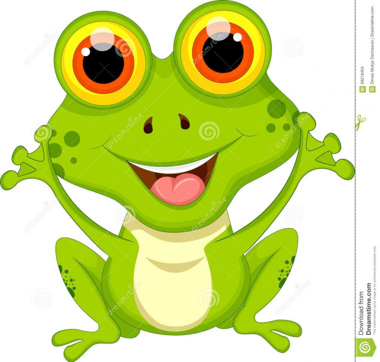 Dessin Animé Heureux De Grenouille Illustration Stock intérieur Grenouille Dessin