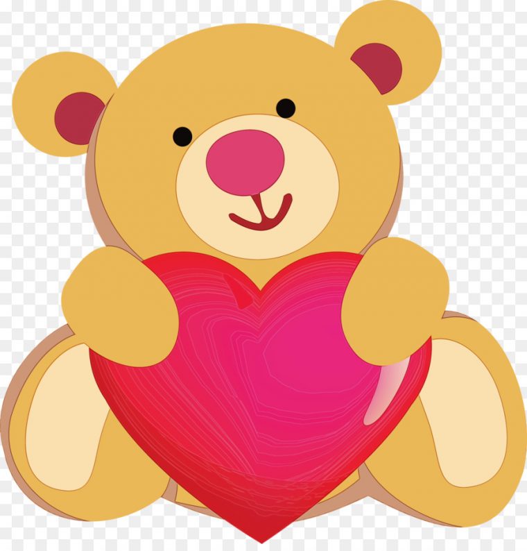 Dessin Animé, Nounours, Rose Png – Dessin Animé, Nounours dedans Dessins Nounours