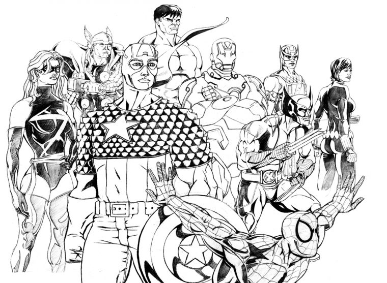 Dessin Avengers Lego dedans Dessin A Imprimer Avengers