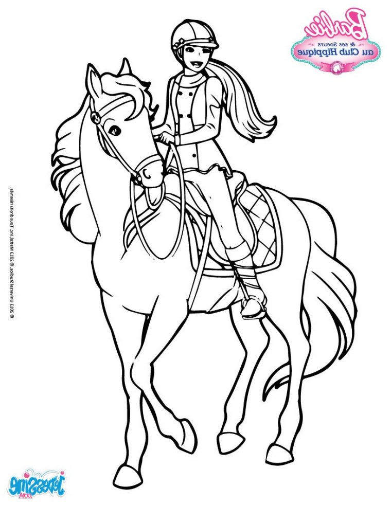 Dessin Cheval À Colorier Unique Collection Coloriages tout Dessin A Colorier Cheval