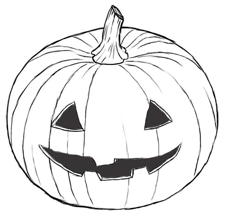 Dessin Citrouille Halloween  Pumpkin Drawing, Draw A dedans Coloriage Citrouille Halloween 