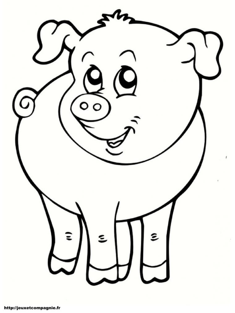 Dessin Cochon Gratuit Imprimer dedans Petit Cochon Dessin