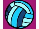 Dessin De Ballon De Volley-Ball Colorie Par Membre Non avec Dessin Volley