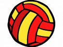 Dessin De Ballon De Volley-Ball Colorie Par Membre Non intérieur Dessin Volley