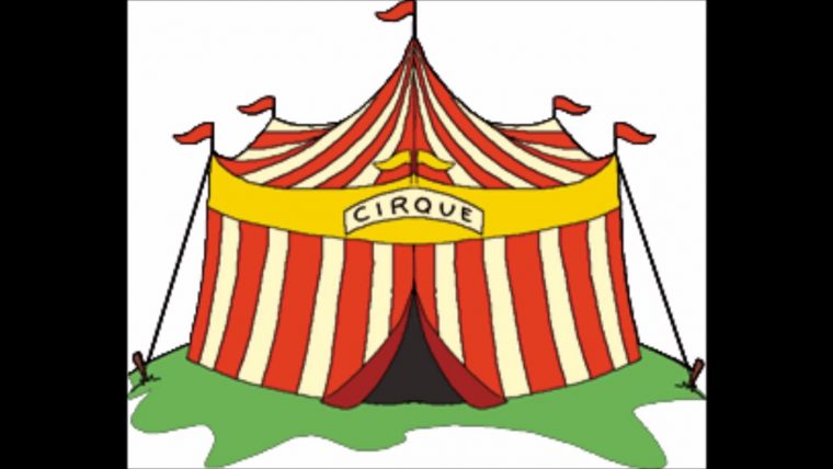 Dessin De Cirque : Coloriage Cirque Cheval À Imprimer Sur dedans Dessin Chapiteau Cirque