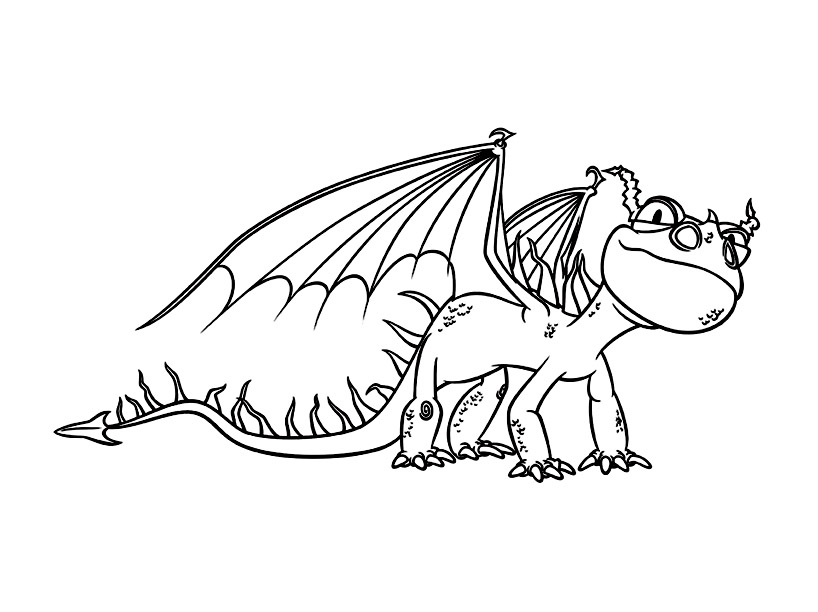 Dessin De Dragons Gratuit À Télécharger Et Colorier pour Dragon Dessin Animé