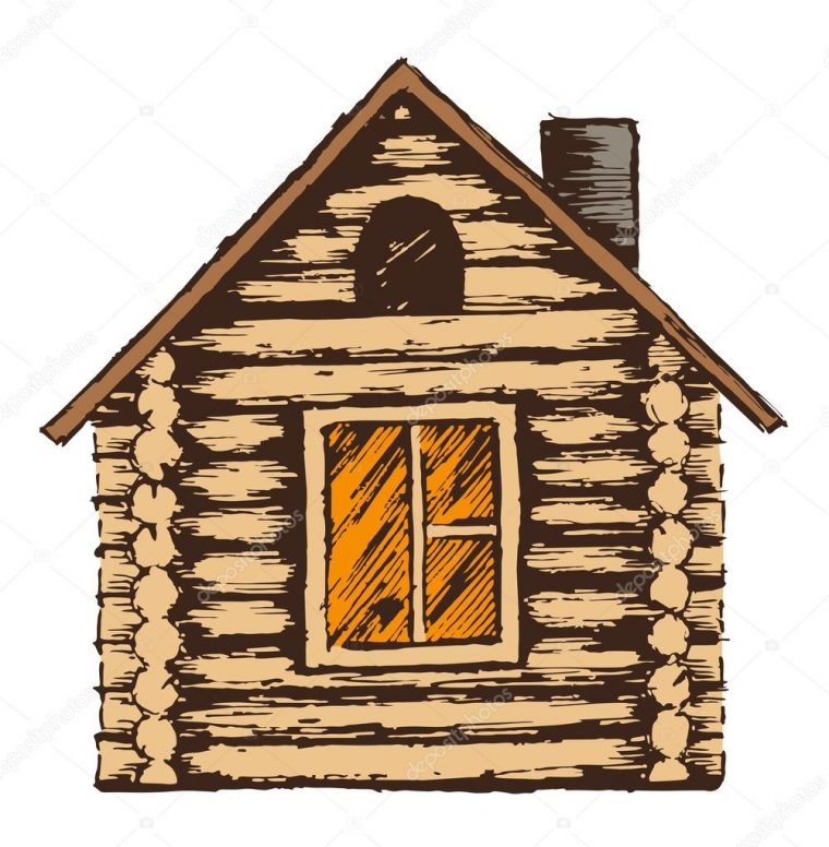 Dessin De Maison En Bois . Image Libre De Droit Par serapportantà Dessin De Maisons