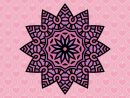 Dessin De Mandala Étoile Florale Colorie Par Membre Non concernant Mandala Etoile