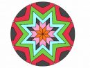 Dessin De Mandala Mosaïque Étoile Colorie Par Membre Non intérieur Mandala Etoile