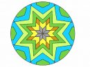 Dessin De Mandala Mosaïque Étoile Colorie Par Membre Non intérieur Mandala Etoile