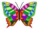 Dessin De Papillon Colorie Par Membre Non Inscrit Le 28 De serapportantà Papillon Dessin