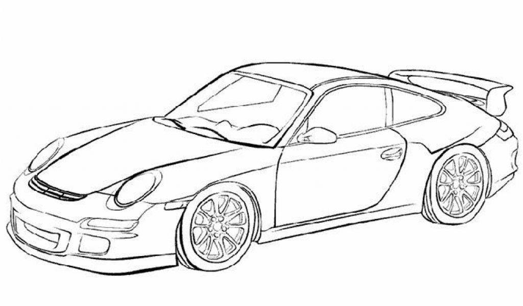 Dessin De Porsche 911 A Imprimer - Les Dessins Et Coloriage à Coloriage De Voiture De Sport A Imprimer Gratuit 