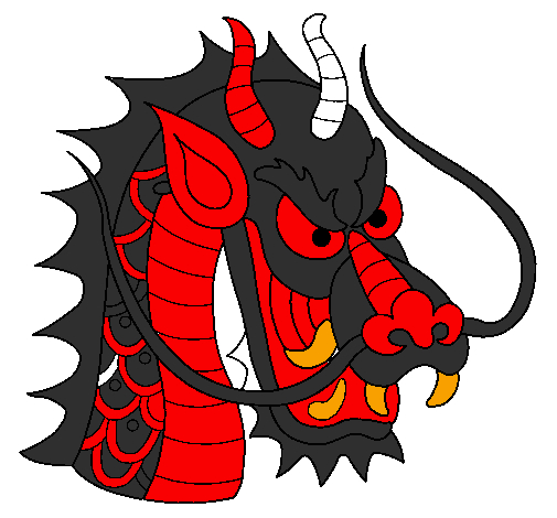 Dessin De Tête De Dragon Colorie Par Membre Non Inscrit Le intérieur Dessin De Dragon Facile A Faire