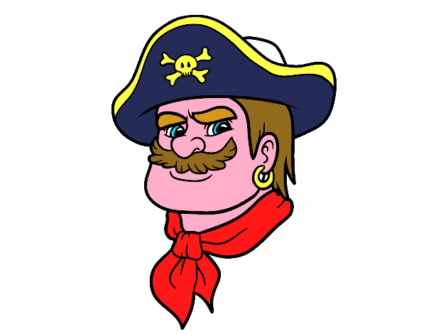 Dessin De Tête De Pirate Colorie Par Membre Non Inscrit Le concernant Dessin De Pirate 