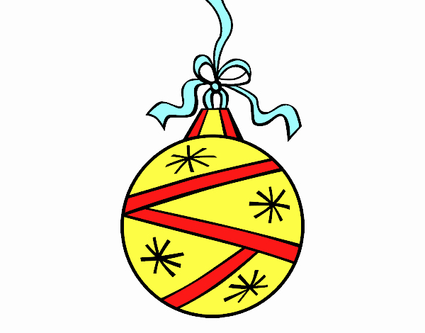 Dessin De Une Boule De Noël Colorie Par Membre Non Inscrit concernant Logo De Noel A Imprimer