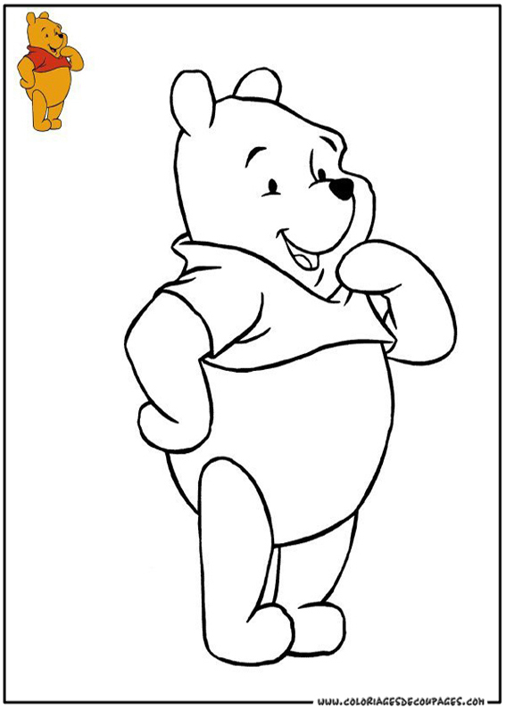 Dessin De Winnie - Les Dessins Et Coloriage serapportantà Dessin Ourson 