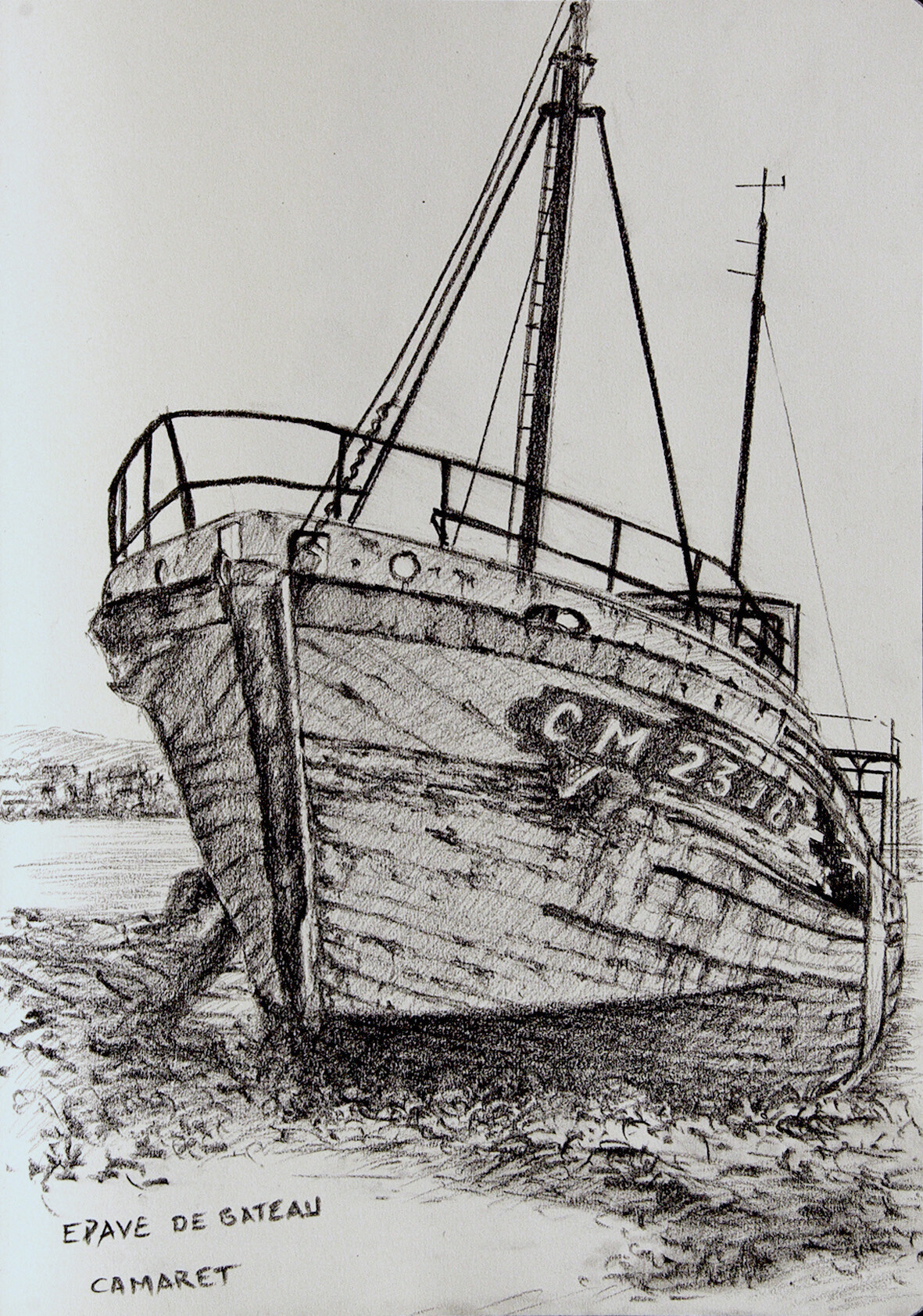 Dessin D&amp;#039;Épave De Bateau Facile - Skolka Skubin à Dessin De Bateau 