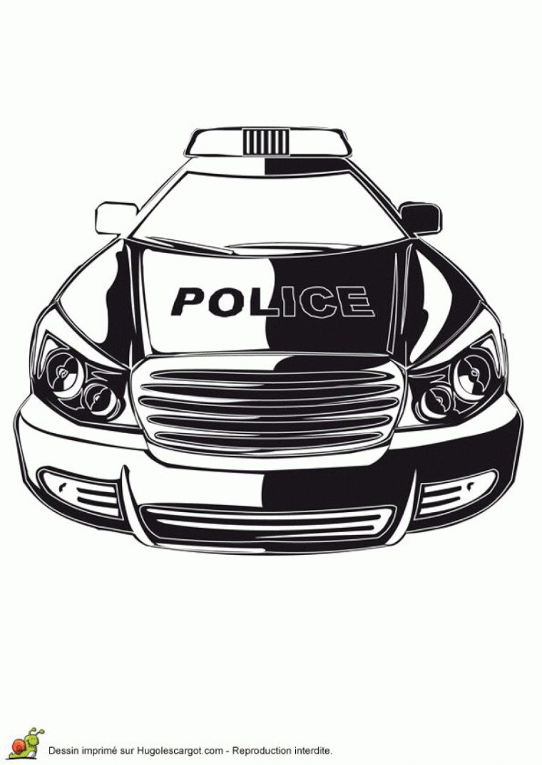 Dessin Facile Voiture De Police – Dessin Facile destiné Dessins De Voiture