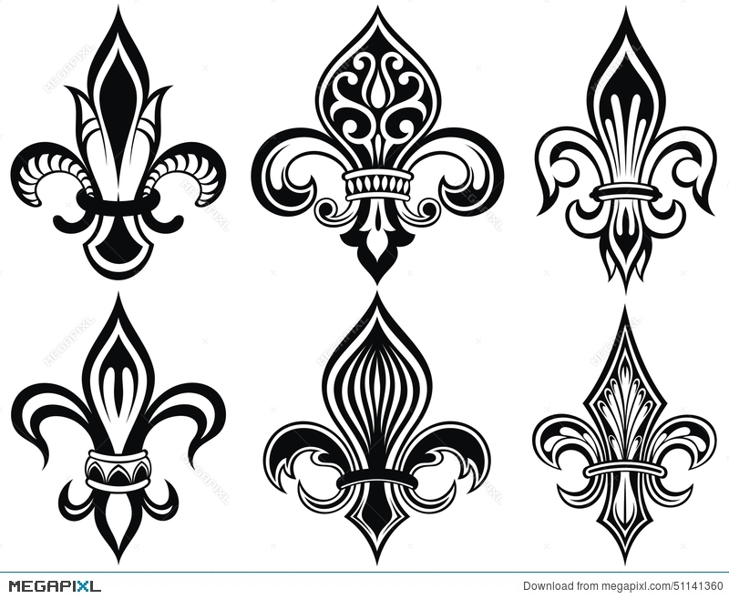 Dessin Fleur De Lys Tattoo - Get Images One tout Dessin Fleur De Lys 