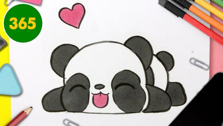 Dessin Kawaii Panda – Les Dessins Et Coloriage dedans Petit Dessin Facile