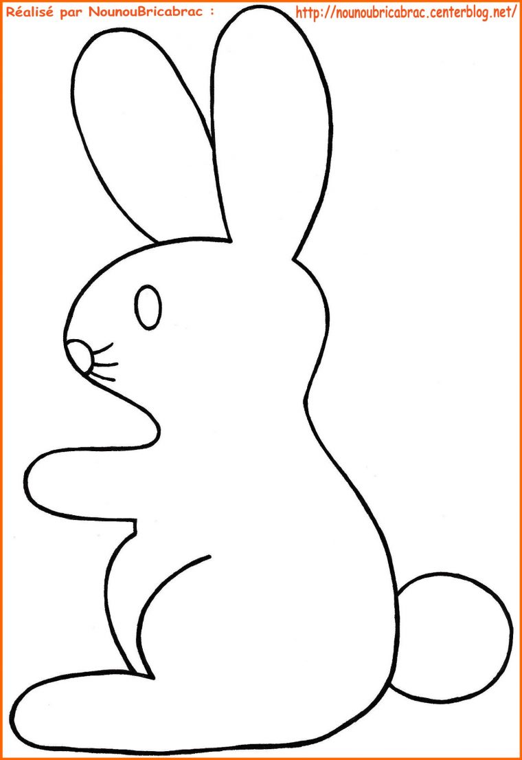 Dessin Lapin De Paques Facile – Gamboahinestrosa dedans Image De Lapin A Imprimer