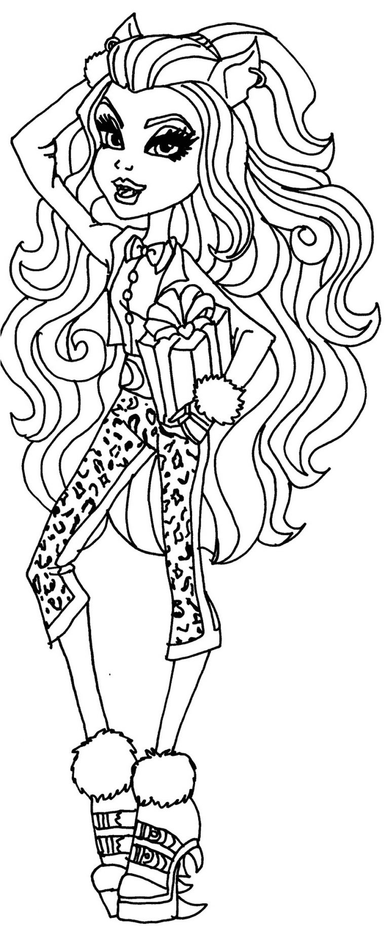 Dessin Monster High Cool Photographie Inspirant Coloriages avec Dessin Monster High À Imprimer