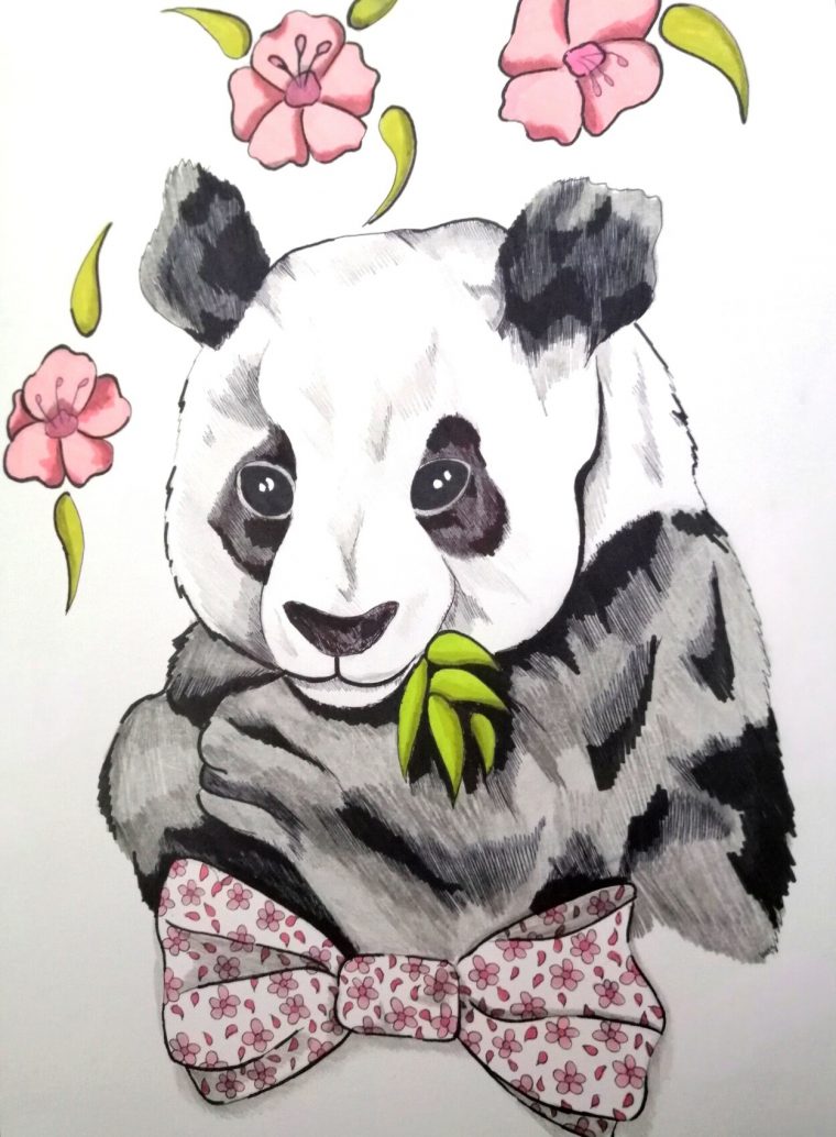 Dessin Panda destiné Panda Dessin