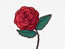 Dessin Pixel Fleur Rose destiné Dessin Facile De Rose