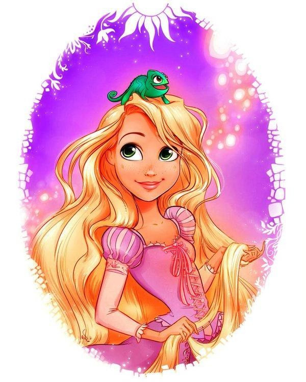 #Dessin Princesse Raiponce Par Whitney Pollett  Disney avec Dessin De Princesse Facile 