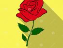 Dessin Rose Facile - Les Dessins Et Coloriage destiné Image De Rose A Dessiner