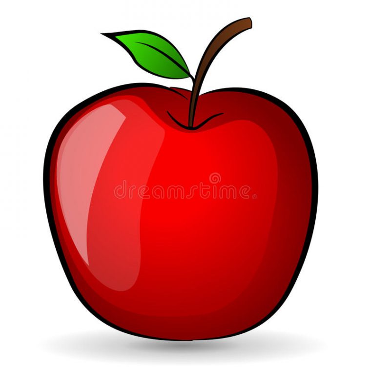 Dessin Rouge De Pomme Illustration De Vecteur tout Dessin Pommes