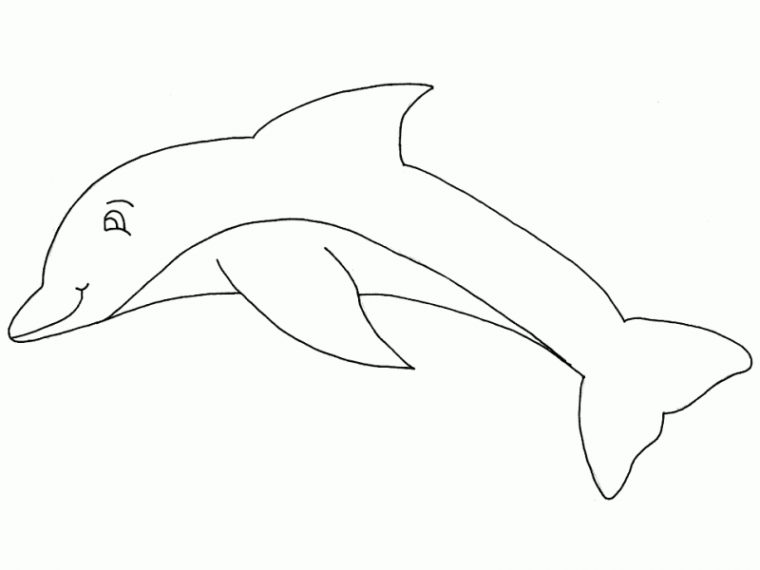 Dessin Simple Dauphin encequiconcerne Dessin Dauphins