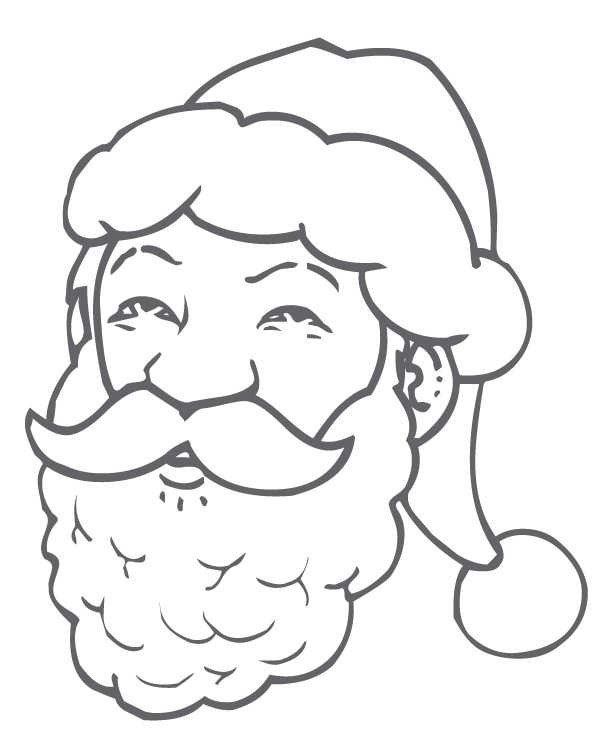 Dessin Tete Pere Noel Imprimer Gratuit - Gratuit Coloriage avec Dessin Du Pere Noel 