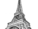 Dessin Tour Eiffel Crayon  Tour Eiffel Drawing At pour Dessin Tour Eiffel