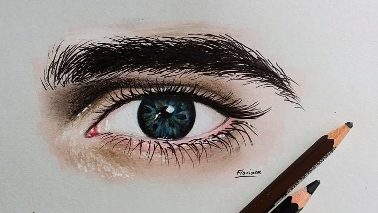 Dessiner Un Oeil Réaliste – concernant Yeux A Dessiner