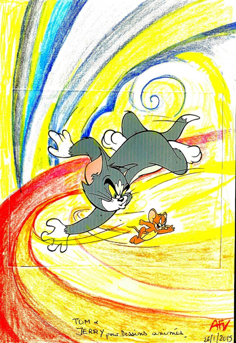 Dessins Animés Pour Art-Journal Et Gribouillage destiné Dessins Animés Tom Et Jerry