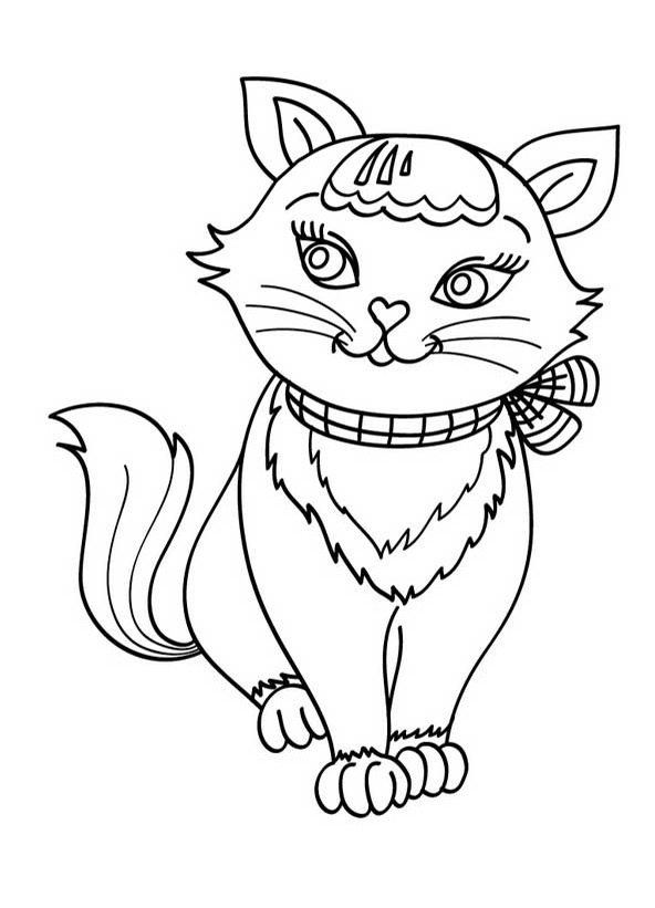 Dessins Chat (Animaux) - Coloriages À Imprimer concernant Images Animaux À Imprimer 