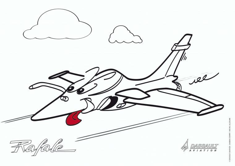 Dessins D'Avions À Colorier – Actus Passion avec Dessin D Avion