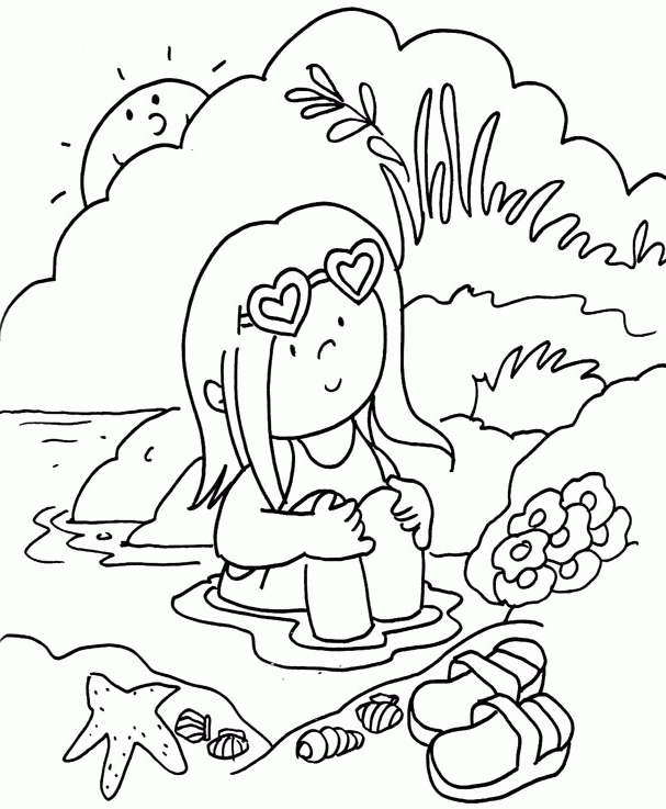 Dessins De L&amp;#039;Été À Colorier destiné Coloriage Été 